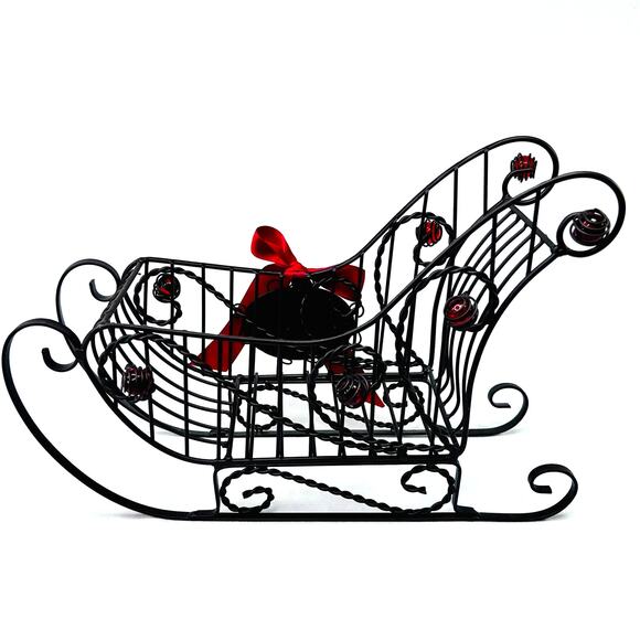 Cork Cage Sleigh Metal Cork and Wine Bottle Holder - Picture 5 of 11